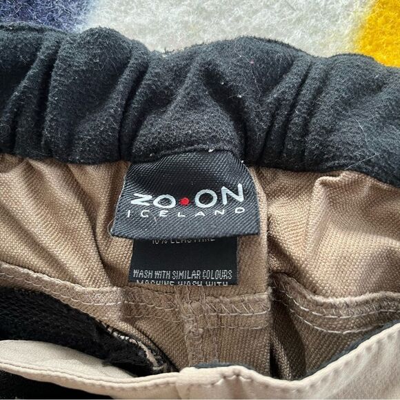 ZO ON Iceland Beige Softshell Performance Athletic Travel Pants - Picture 3 of 10